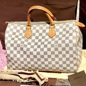 ❌❌SOLD❌❌Speedy 35 Damier Azur